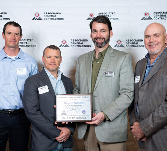 CFC Achieves Blue-Level Award in The AGC-OSHA CHASE Partnership for Four Years Running